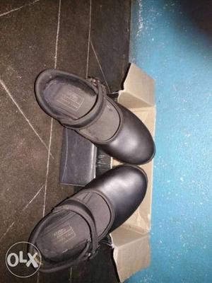 Girls black colour shoes