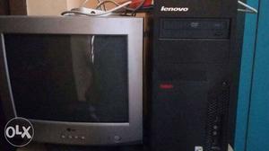 Lenovo cpu n lg monitor. condition system