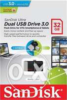 New seal pack sandisk 32gb otg and usb support pendrive