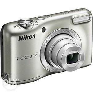 Nikon Coolpix Point-and-shoot Camera, blue colour