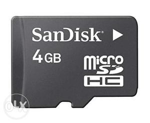 Sale of Sandisk 4gb memory card microsd