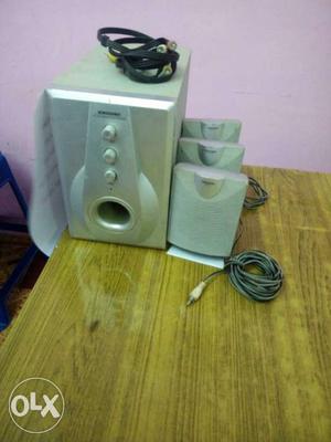 Silver 5.1 Home Theater Speaker System