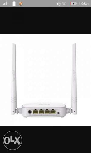 White Wi-Fi Router Screenshot