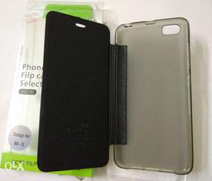 Xiaomi Mi 5 Black Flip Smartphone Case. Brand New. Never