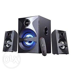 2.1 Black Multimedia Speaker With Remote