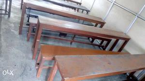 Benches and desks