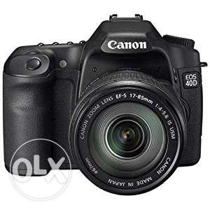 Canon 40D Professional DSLR Camera. Lence,