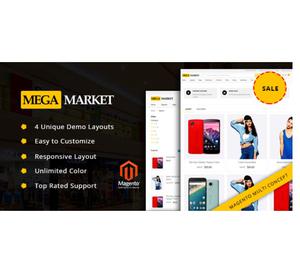 MegaMarket Premium Responsive Magento Theme by zozothemes