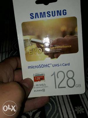 New samsung memory card with 128gb seal pack