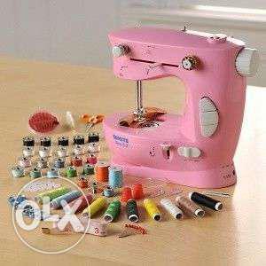 Pink Portable Sewing Machine Kit