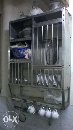 Steel kitchen utensils stand