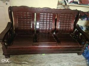 3 seater wooden sofa...