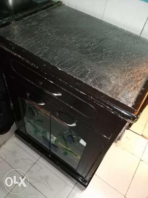 Gently used kitchen cabinet which contains one