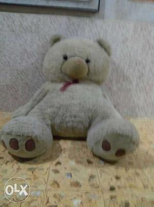 Gray Teddy Bear Plush Toy