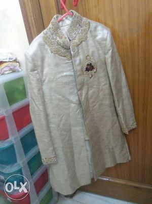 Groom indo western wedding dress wore only once