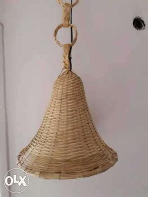 Hanging lamp made by bamboo