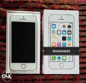IPhone5s 16gb silver 2months old /full kit with bill