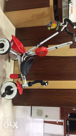 Kids pedal cycle with wheel support, good for