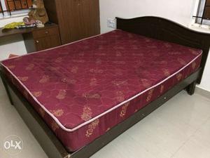 King size mattress, 9" width and 5 years old