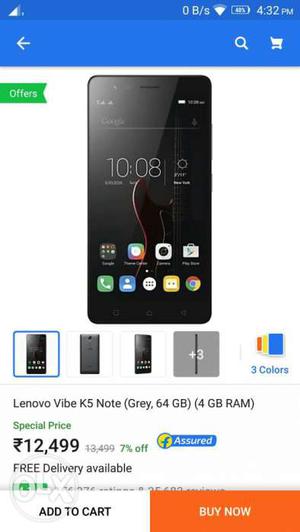 Only 3 months old..(Lenovo vibe K5 note 4gb ram
