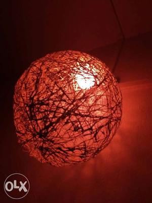 Orange Hanging Light
