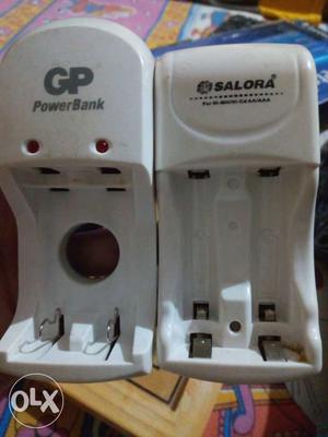 Rechargable batteries charger 2 pcs. both pcs can