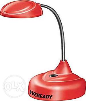 Red Eveready Desk Lamp