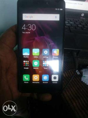 Redmi note 4 4 gb 64 gb black 3 months old with