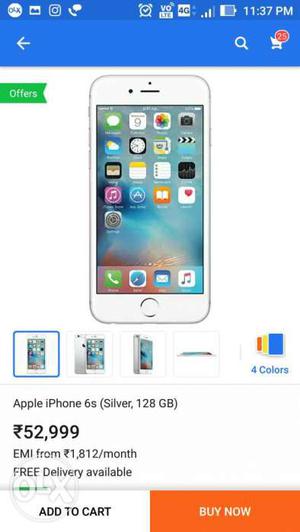 Sealed I phone 6 s 64GBP with 1 yr apple