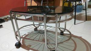 Stainless steel centre table