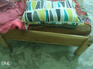 Wooden bed. Everything in great condition. No bed bugs! 8