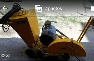 Yellow And Gray Wood Chipper