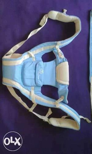 Baby's Blue And Beige Carrier