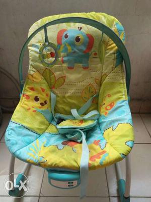 Baby's Green And Blue Bouncer