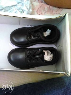 Black boys school shoes.