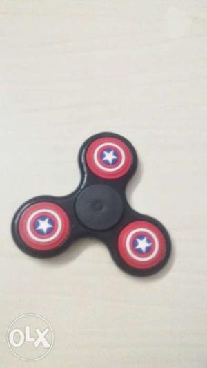 Captain America fidget spinner fast speed very