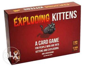 Exploding Kittens A Card Game Box