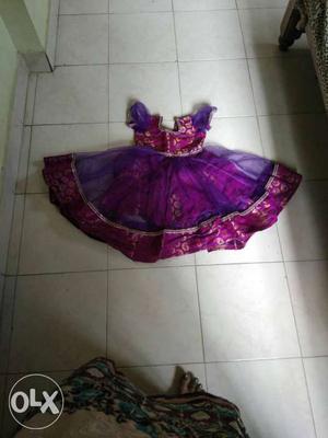 Girl's Purple Dress