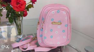 Girl's pink backpack - brand new - very cute and great