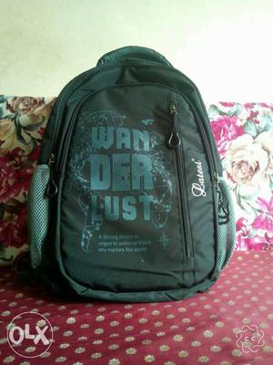 Green Wanderlust Zip Backpack