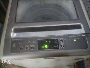 Grey And White Whirlpool Washing Machine