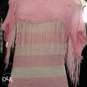 Knitting Top size 34 To 38 Bust fabric Hand Knitt