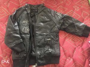 Pumpkin patch biker leather jacket Suitable for 1