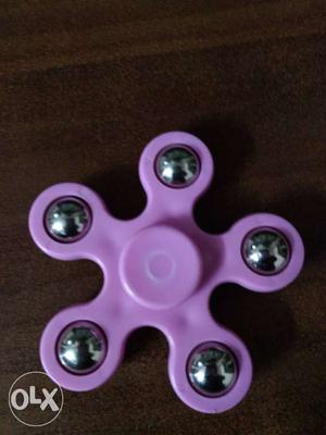 Purple 5-blade Fidget Spinner