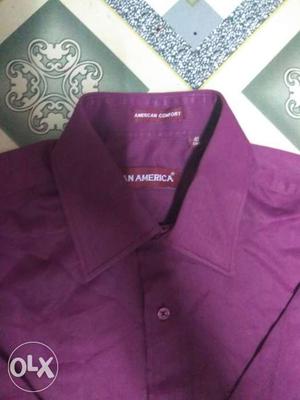 Purple America Comfort Dress Shirt
