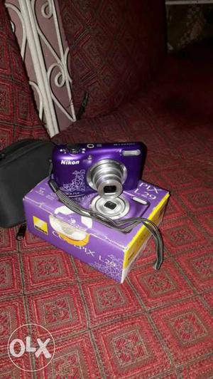 Purple Nikon Digital Camera