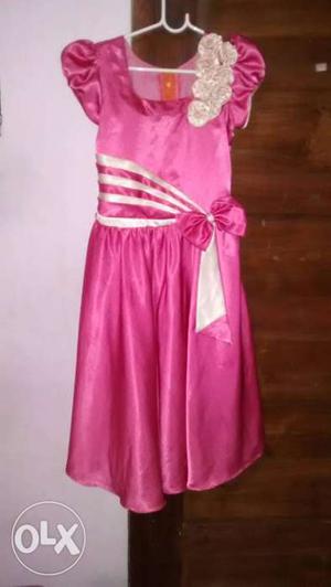 Satin Frock for 10yr