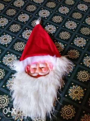 White And Red Santa Claus Hat