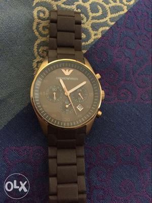 ARMANI 1 year old watch in a very low price, gift