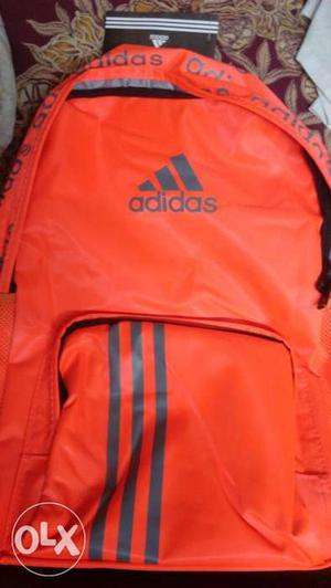 Adidas Orange Backpack. New condition not even
